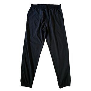 Perfect Game Mens Jogger Track Pants Warm Up Black Large Performance